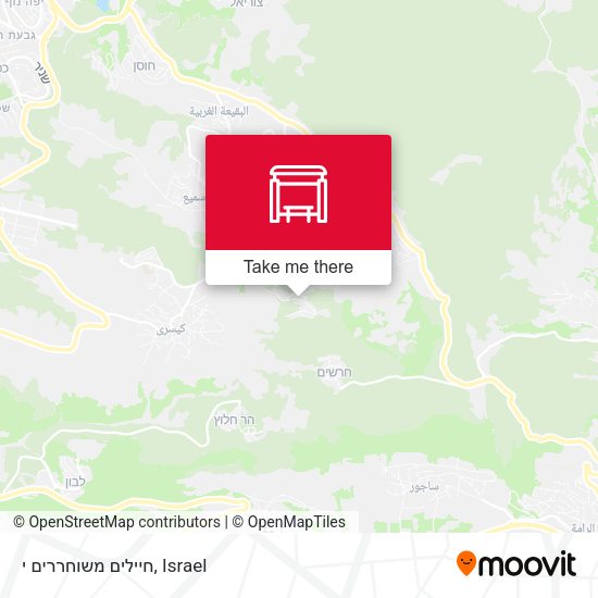 חיילים משוחררים י map