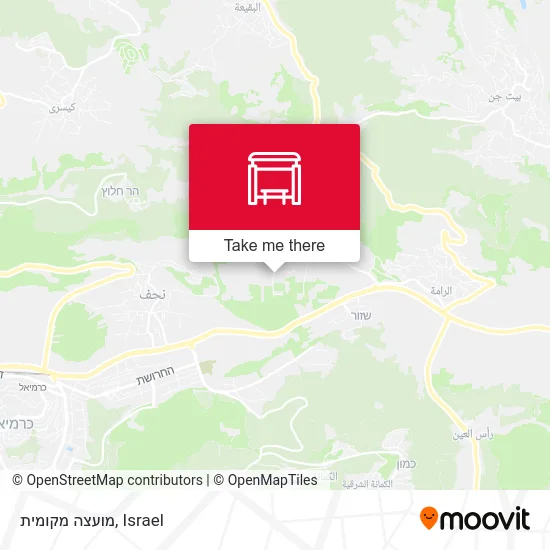 Карта מועצה מקומית