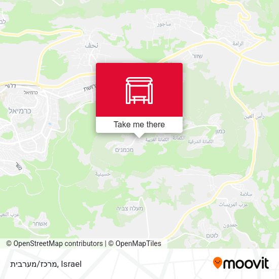 מרכז/מערבית map
