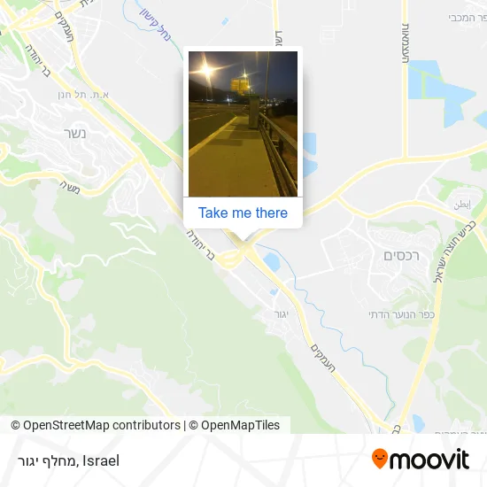 Карта מחלף יגור