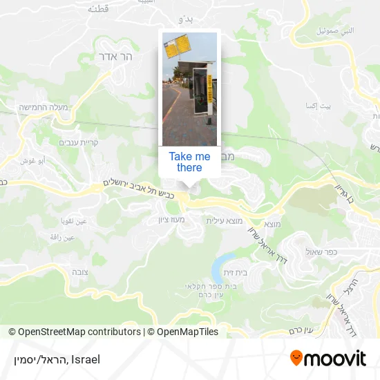 הראל/יסמין map
