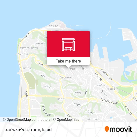Карта תחנת כרמלית/גולומב