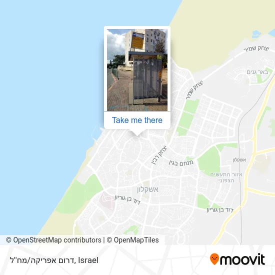 Карта דרום אפריקה/מח''ל