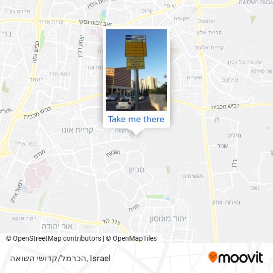 הכרמל/קדושי השואה map