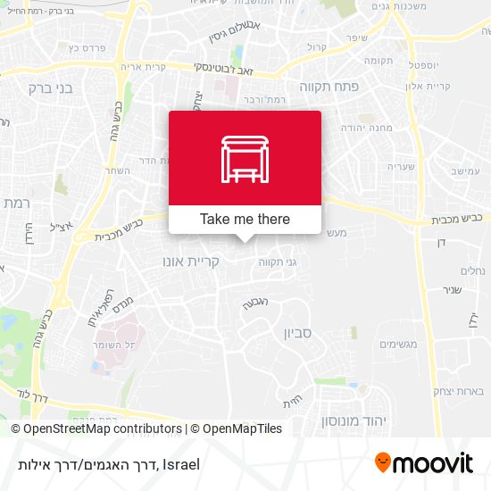 דרך האגמים/דרך אילות map