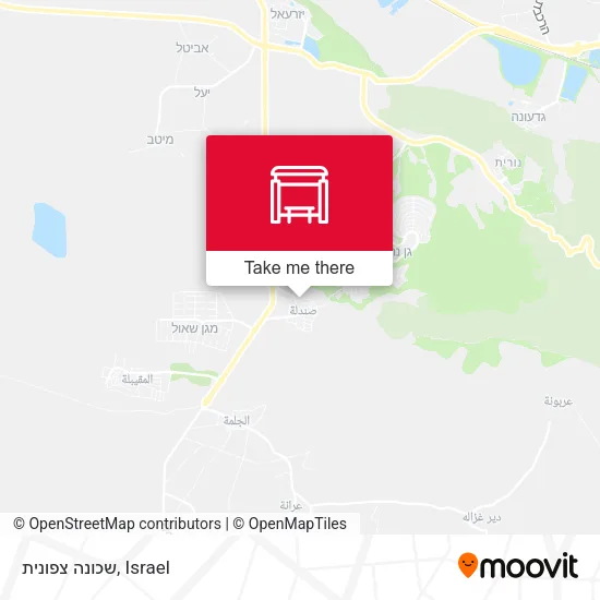 Карта שכונה צפונית