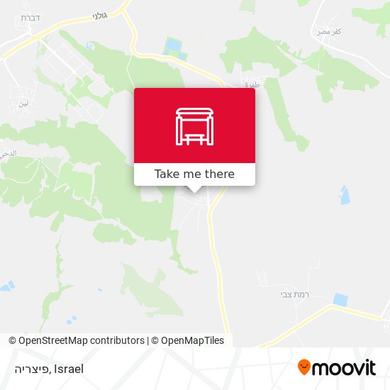 פיצריה map