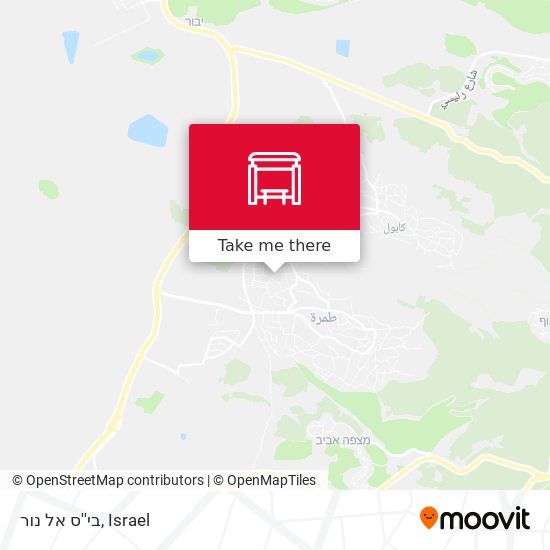 בי''ס אל נור map