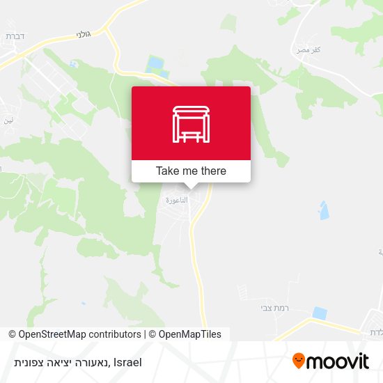 נאעורה יציאה צפונית map