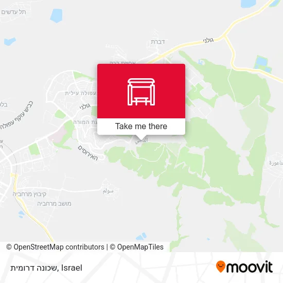 Карта שכונה דרומית