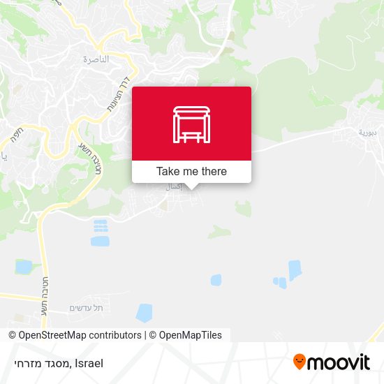 Карта מסגד מזרחי