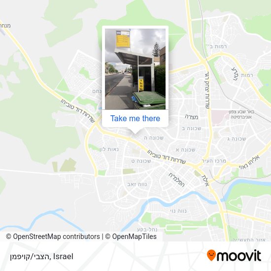 הצבי/קויפמן map