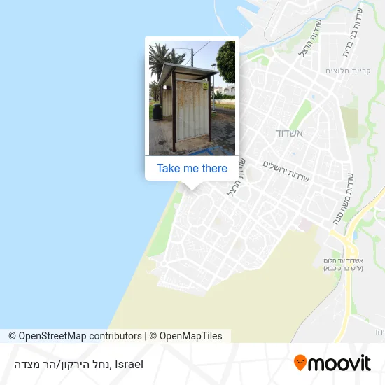 Карта נחל הירקון/הר מצדה