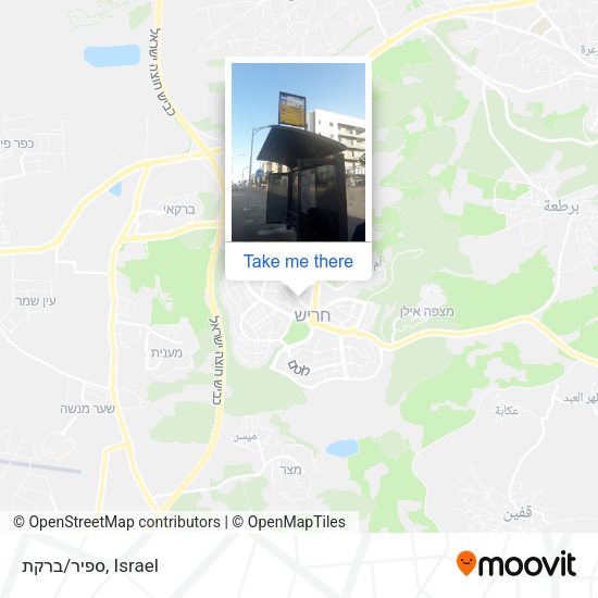 ספיר/ברקת map