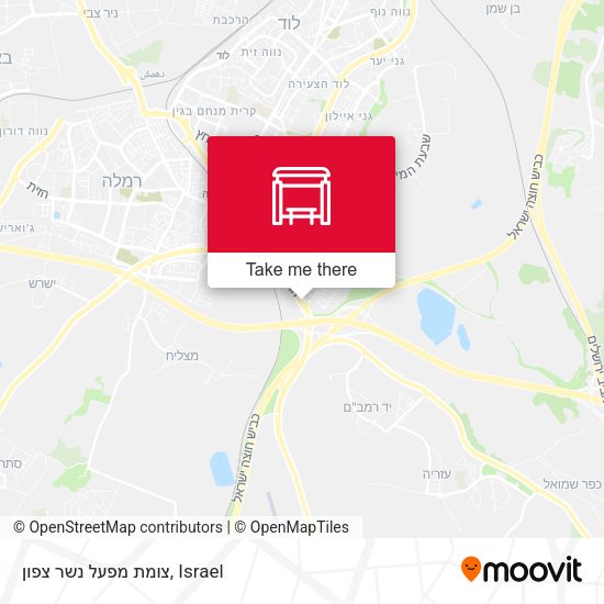 צומת מפעל נשר צפון map