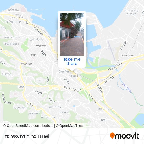 Карта בר יהודה/גשר פז