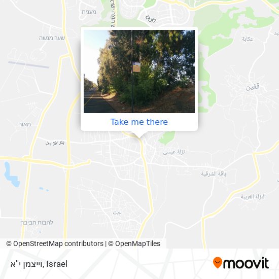 וייצמן י''א map