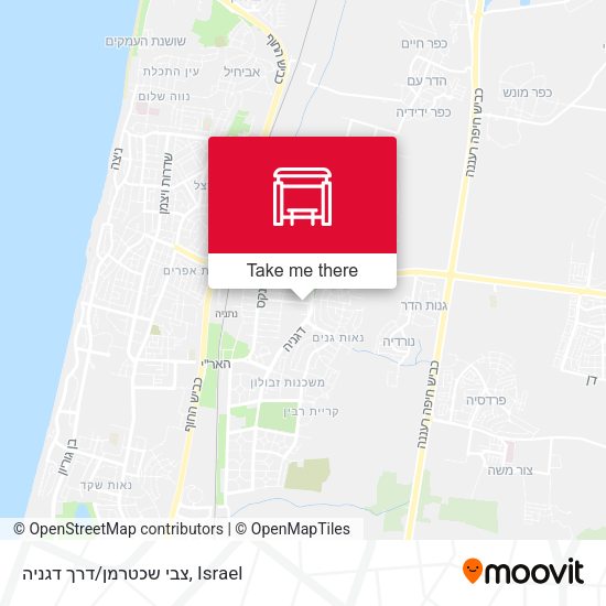 צבי שכטרמן/דרך דגניה map