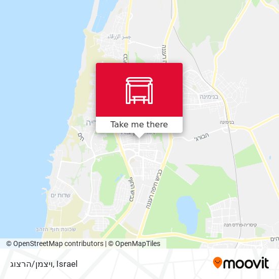 ויצמן/הרצוג map