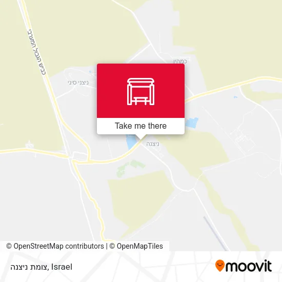 Карта צומת ניצנה