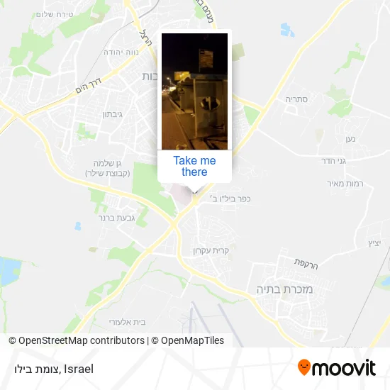 Карта צומת בילו