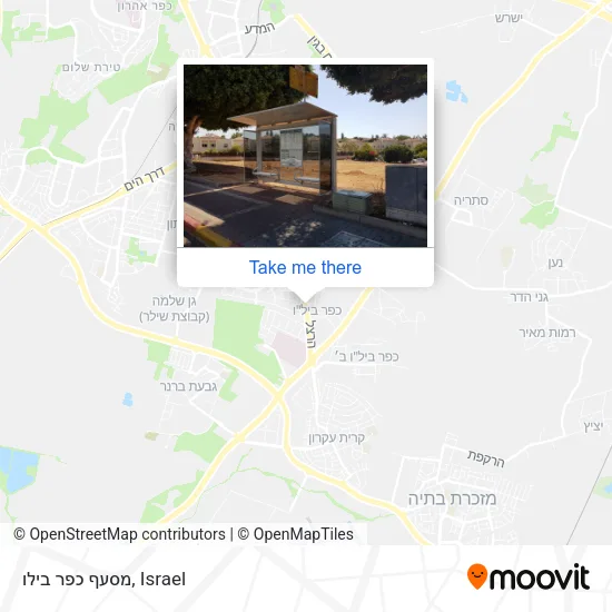 Карта מסעף כפר בילו