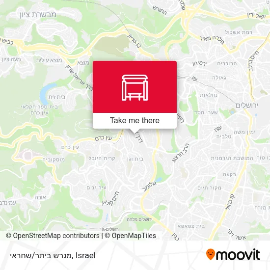 Карта מגרש ביתר/שחראי