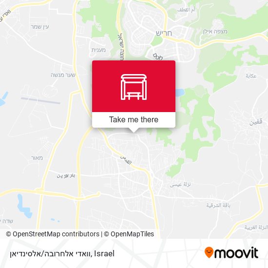 וואדי אלחרובה/אלסינדיאן map