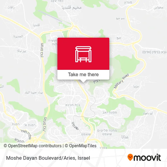 Moshe Dayan Boulevard/Aries map
