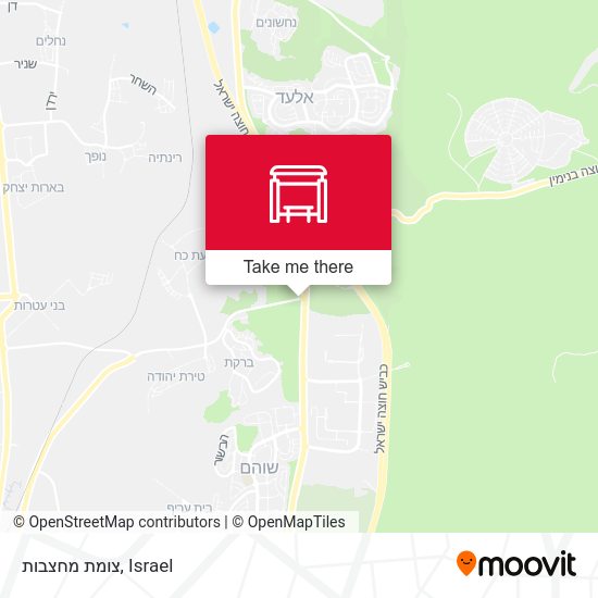 צומת מחצבות map