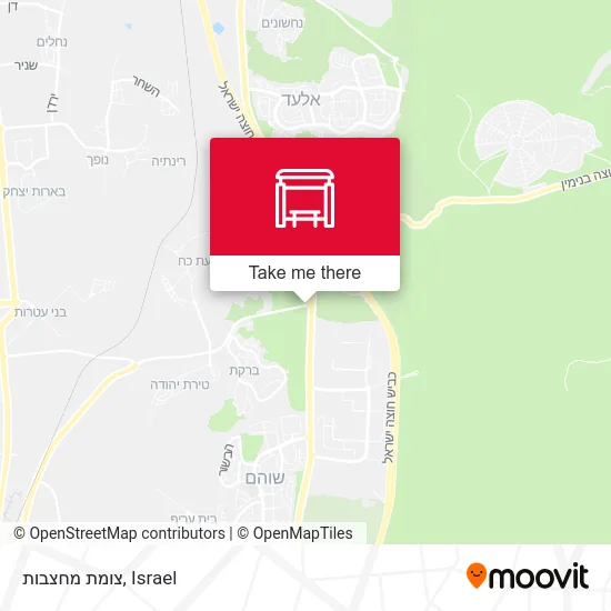 Карта צומת מחצבות