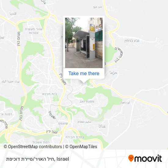 חיל האויר/סיירת דוכיפת map