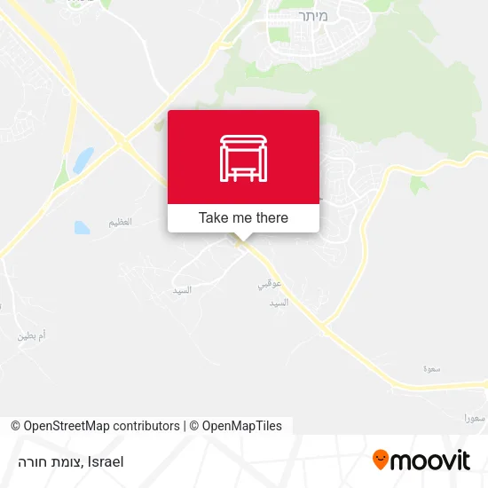 Карта צומת חורה