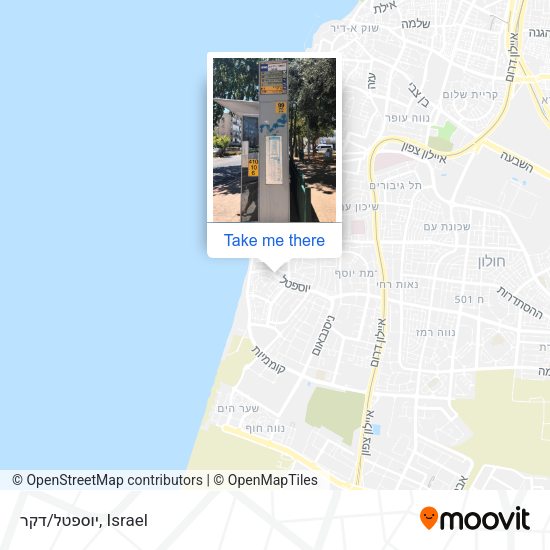 יוספטל/דקר map