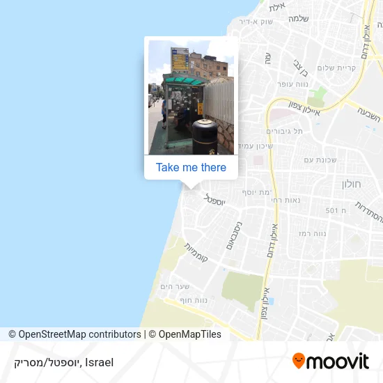 Карта יוספטל/מסריק