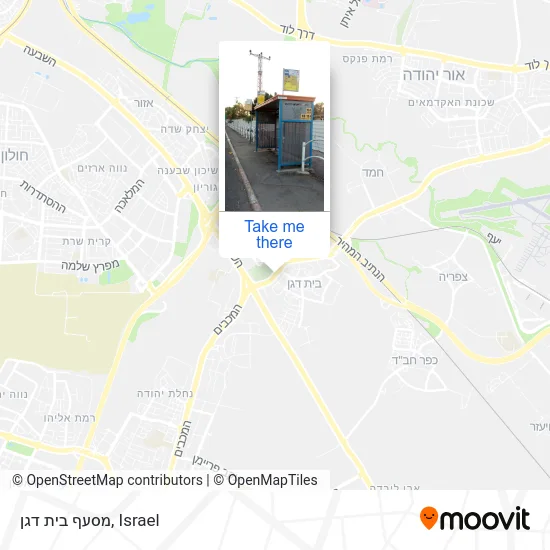 Карта מסעף בית דגן