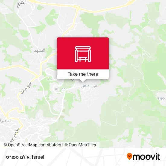 Карта אולם ספורט