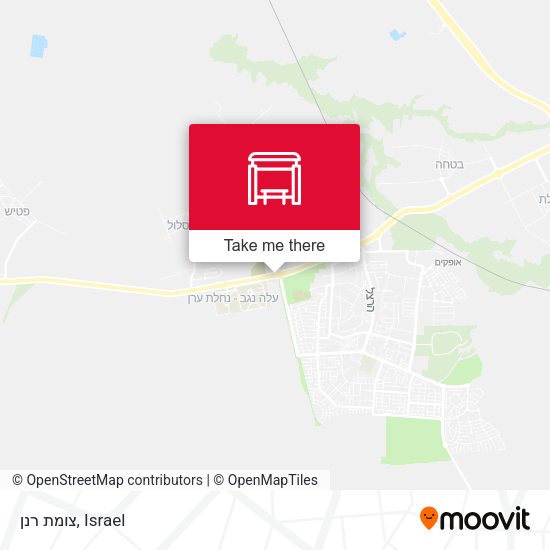 Карта צומת רנן