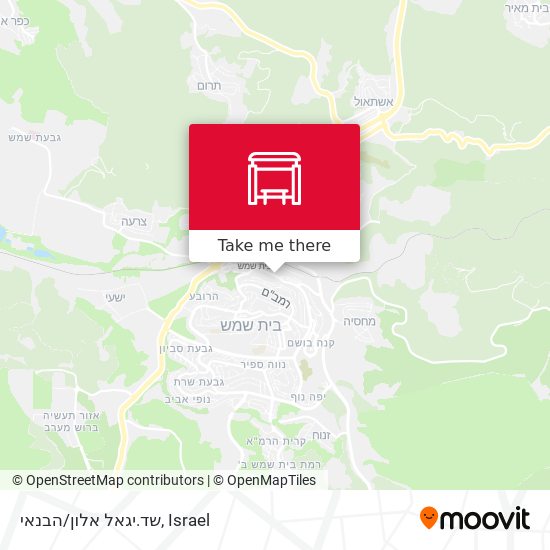 Карта שד.יגאל אלון/הבנאי