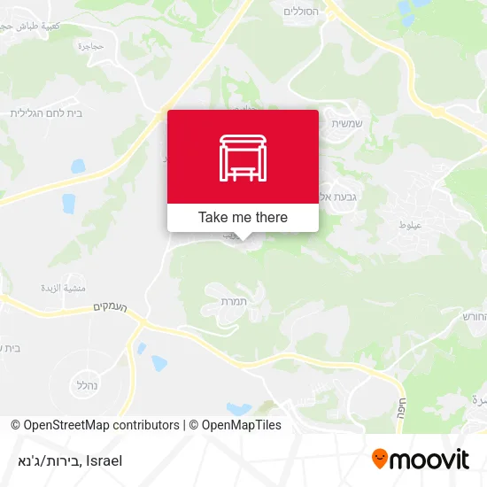 Карта בירות/ג'נא