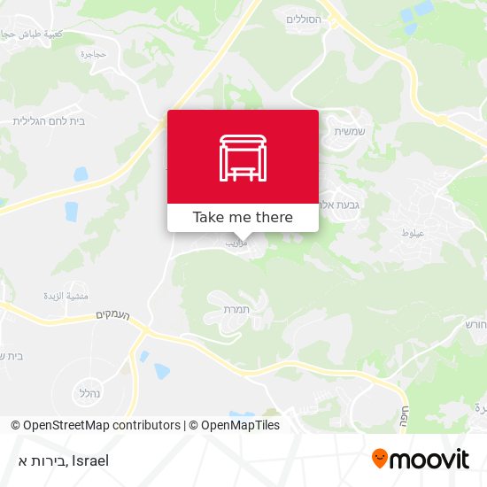 בירות א map