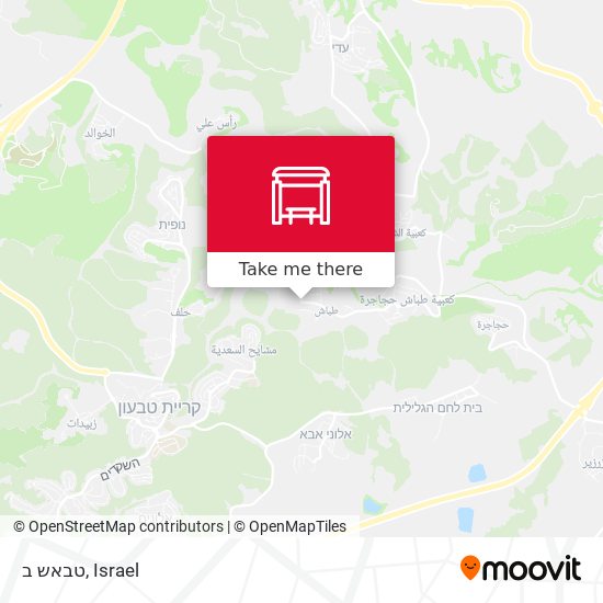טבאש ב map