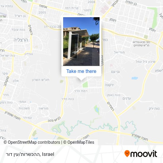 ההכשרות/עין דור map