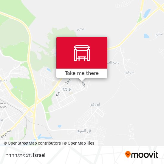 דגנית/דרדר map