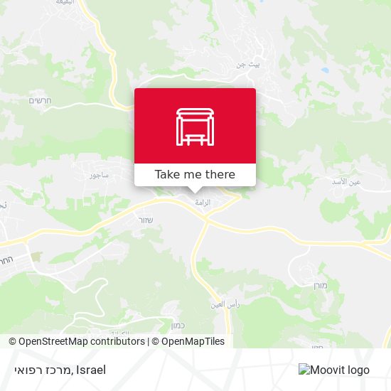 מרכז רפואי map