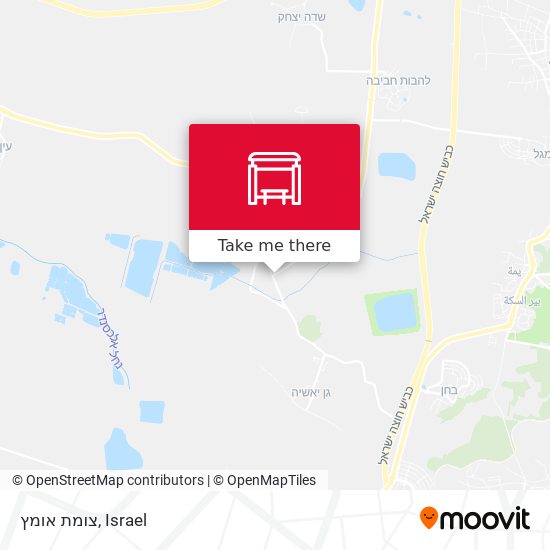 צומת אומץ map