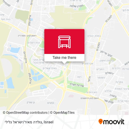 גולדה מאיר/ישראל גלילי map