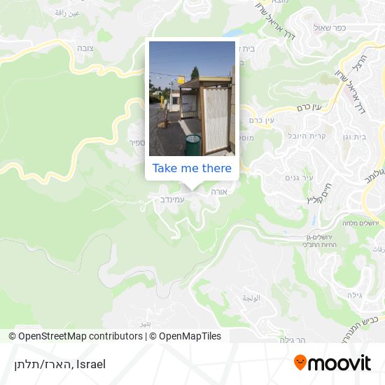 הארז/תלתן map