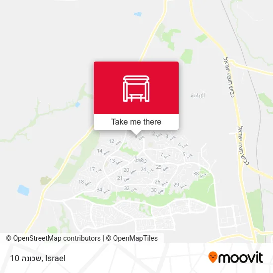 Карта שכונה 10