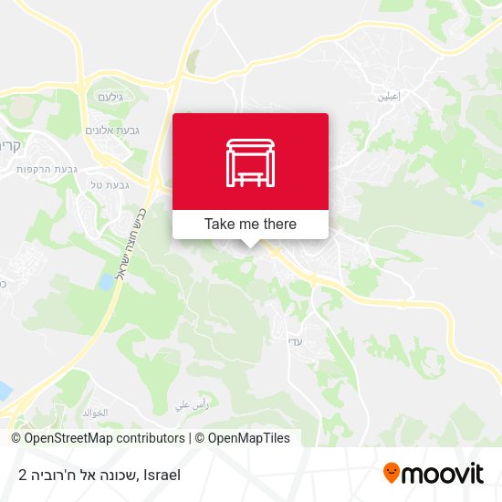 Карта שכונה אל ח'רוביה 2